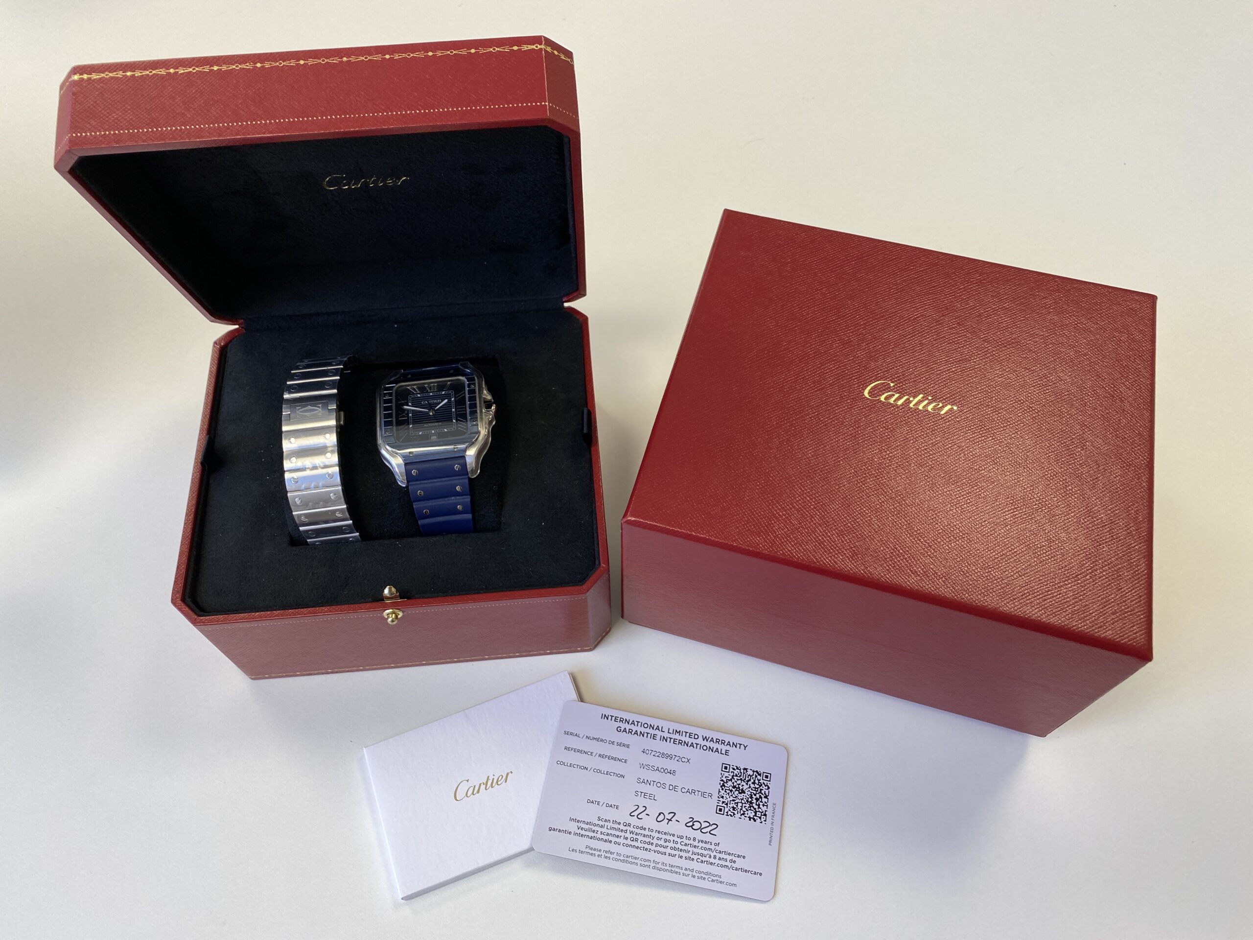 Cartier Santos Blue (W145) - Afbeelding 8