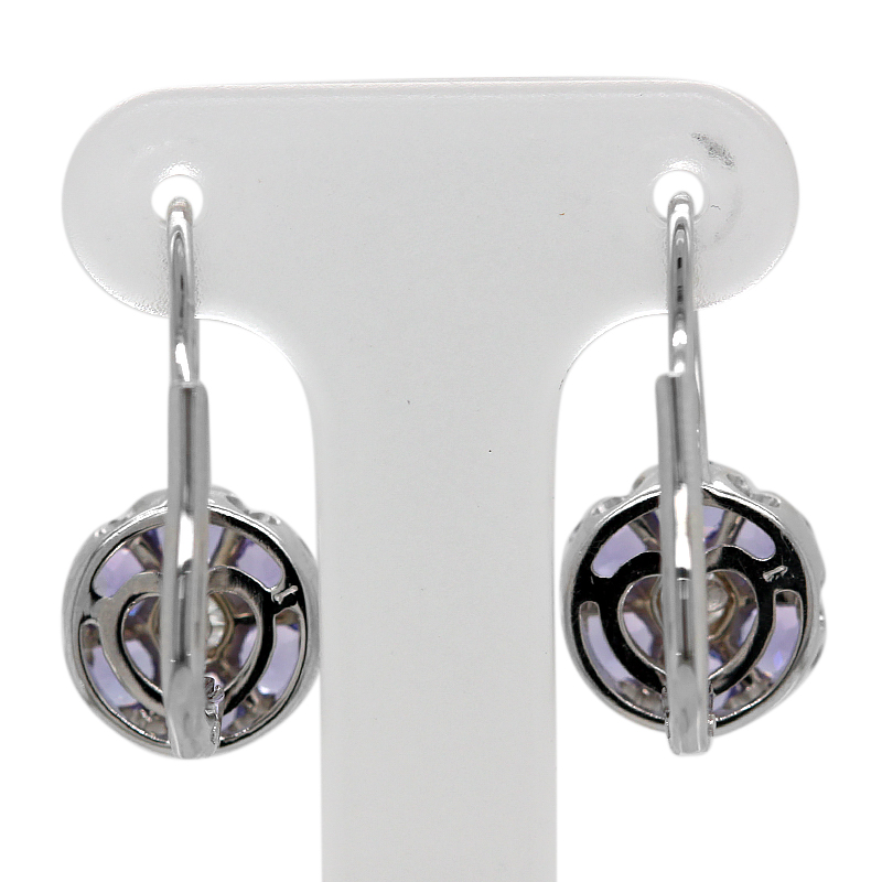 Tanzaniet Diamant Oorbellen (E204) - Afbeelding 3