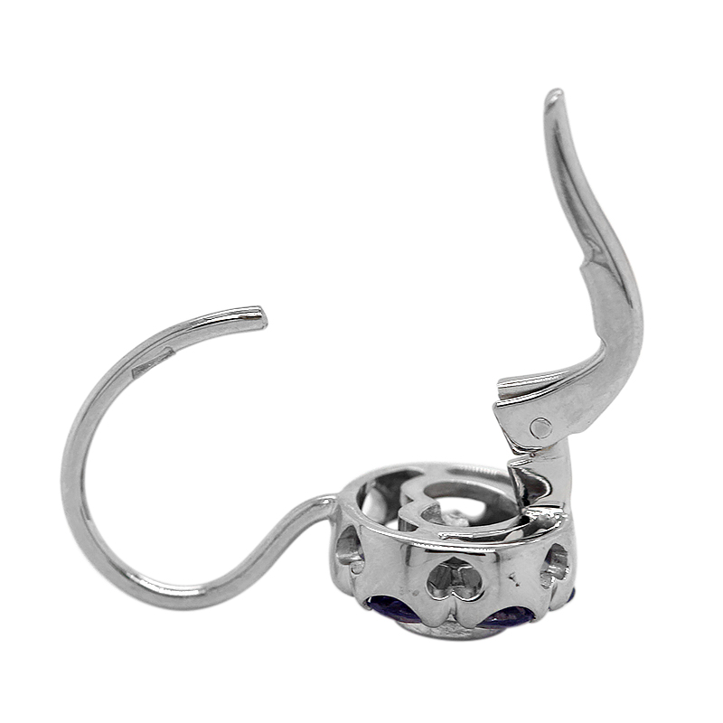 Tanzaniet Diamant Oorbellen (E204) - Afbeelding 6