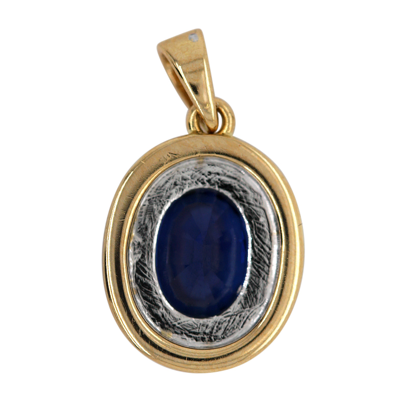 Saffieren Oorbel- en Hangerset (S079) - Afbeelding 3