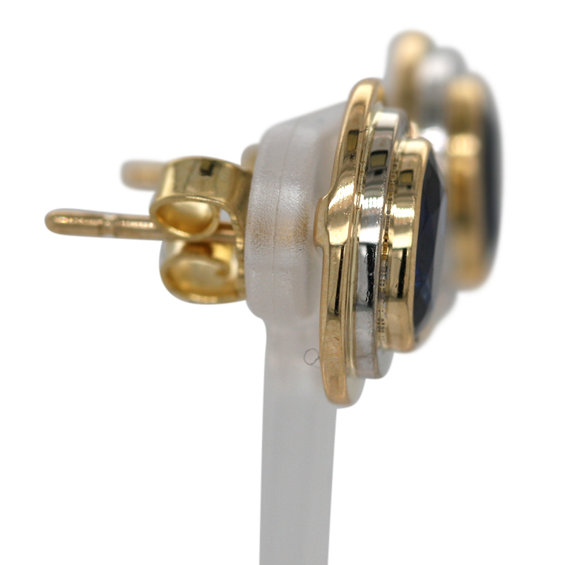 Saffieren Oorbel- en Hangerset (S079) - Afbeelding 6