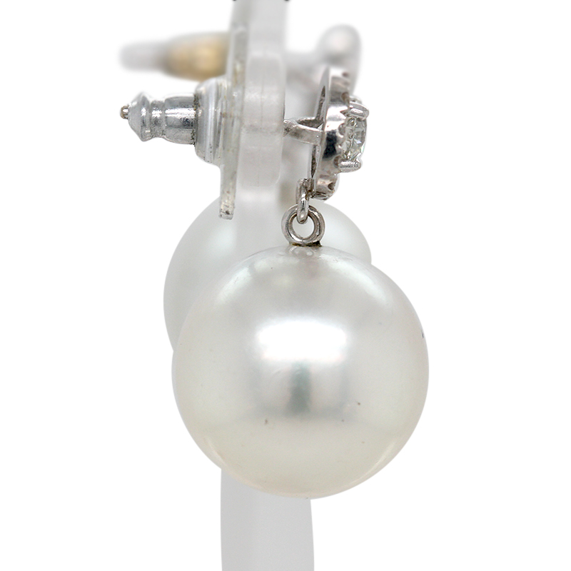 Oorbellen Akoya Parels en Diamant (E226) - Afbeelding 3