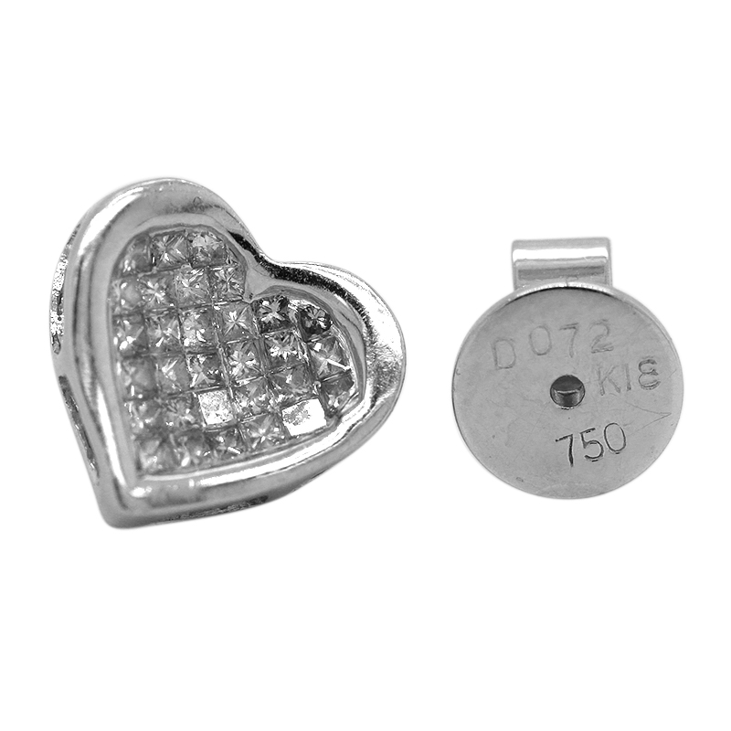 Diamanten Oorbellen Hart (E234) - Afbeelding 5