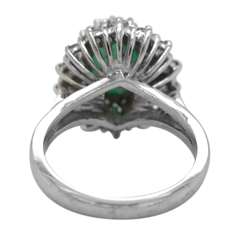 Smaragd Diamanten Ring (R1659) - Afbeelding 4