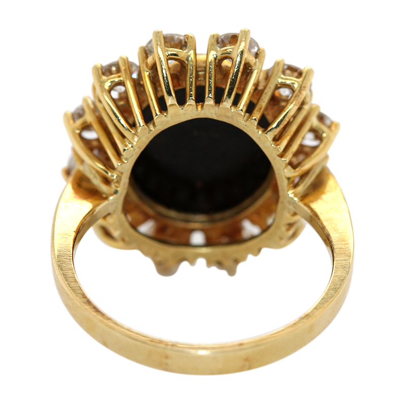 Opaal Diamant Entourage Ring (R1664) - Afbeelding 4