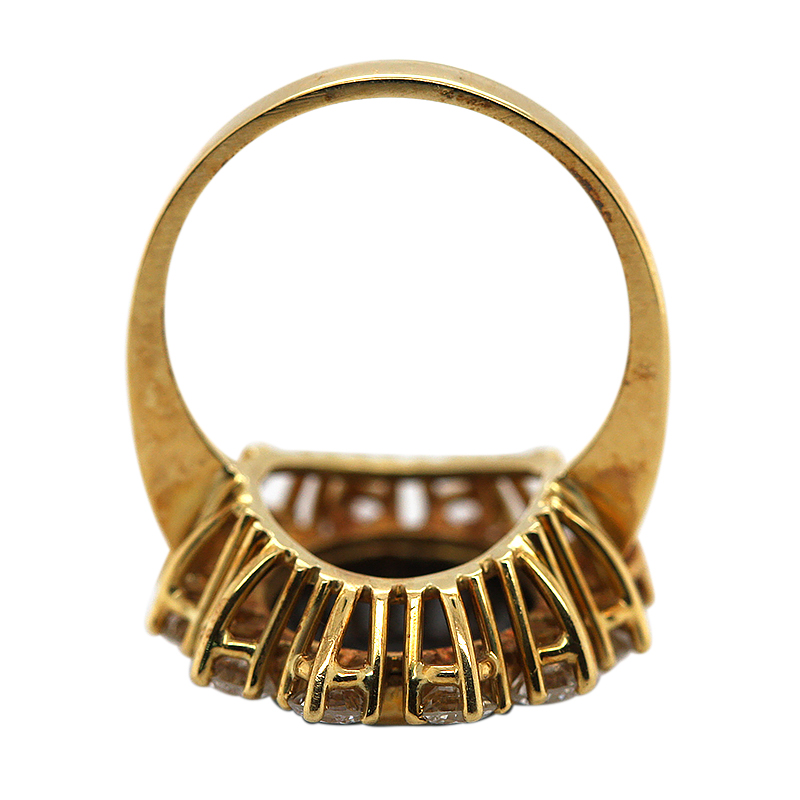 Opaal Diamant Entourage Ring (R1664) - Afbeelding 6