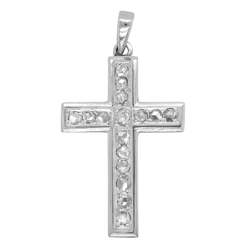 Kruis met diamant Hanger (P159) - Afbeelding 2