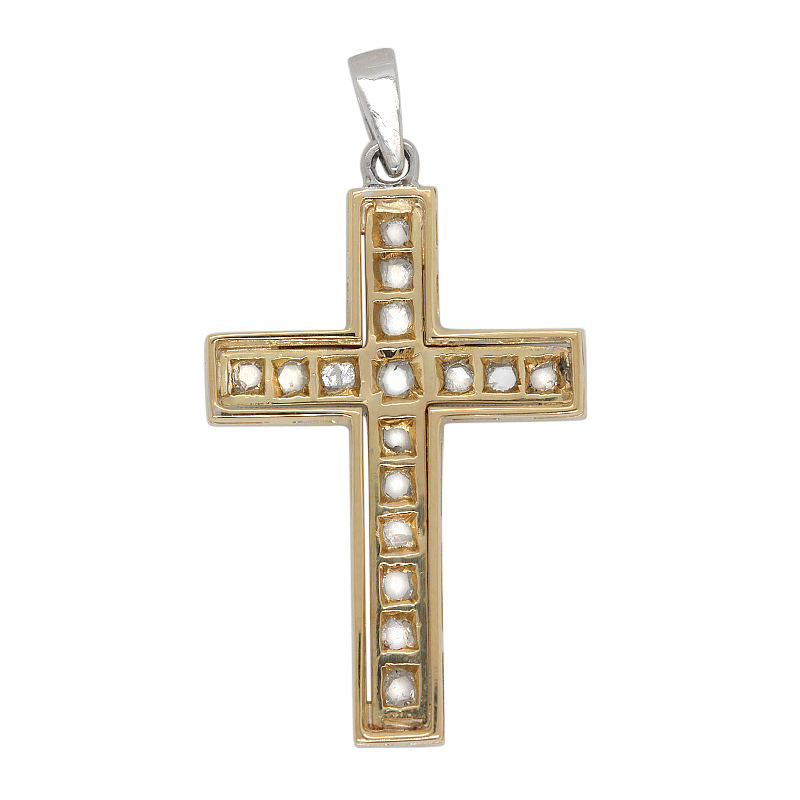 Kruis met diamant Hanger (P159) - Afbeelding 3