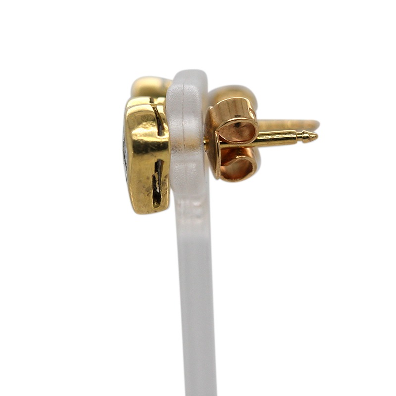 Hart Diamanten Oorbellen (E244) - Afbeelding 2