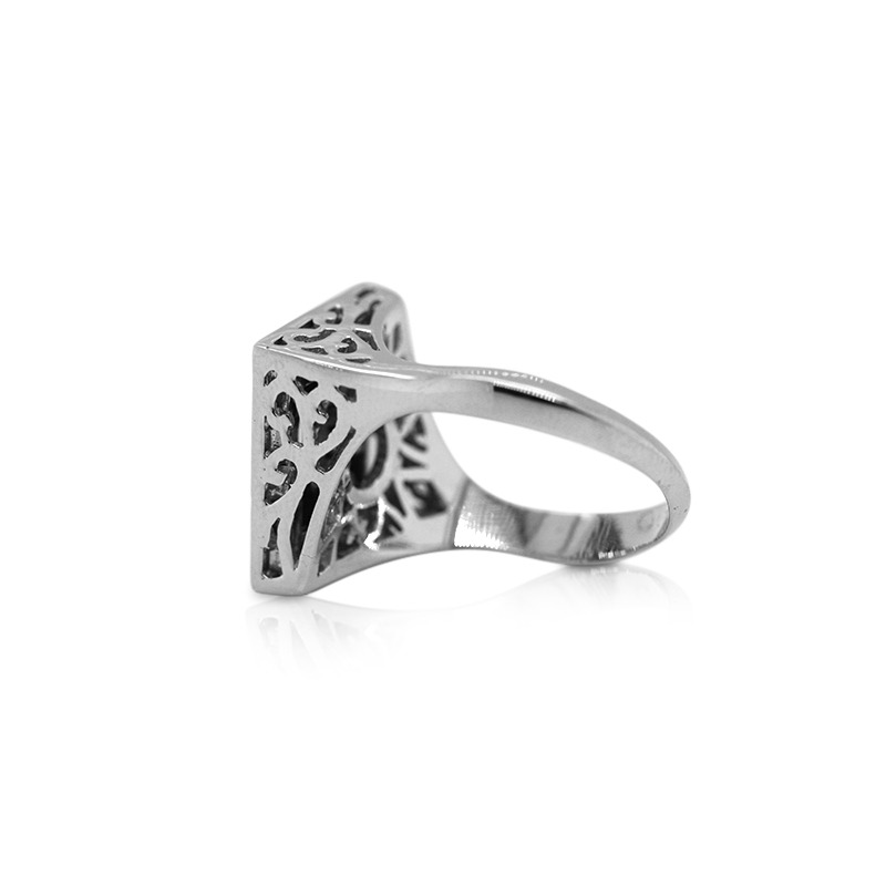 Onyx Diamanten Ring (R1691) - Afbeelding 3