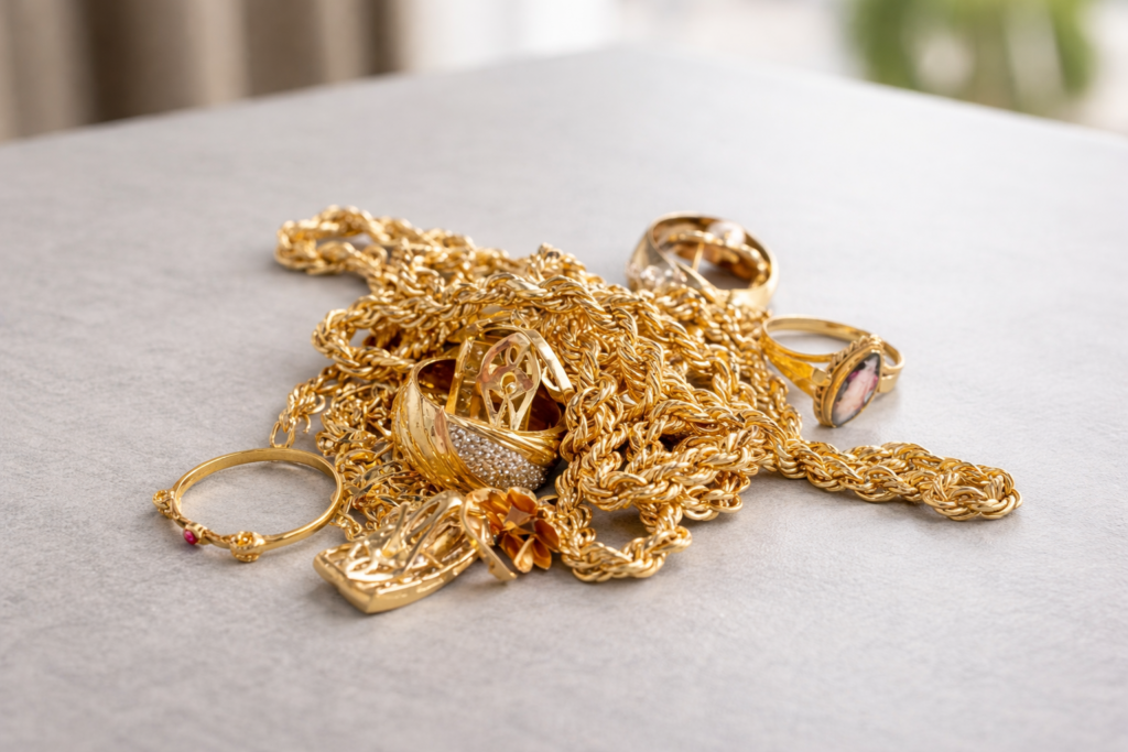Old gold, selling old gold, valuation